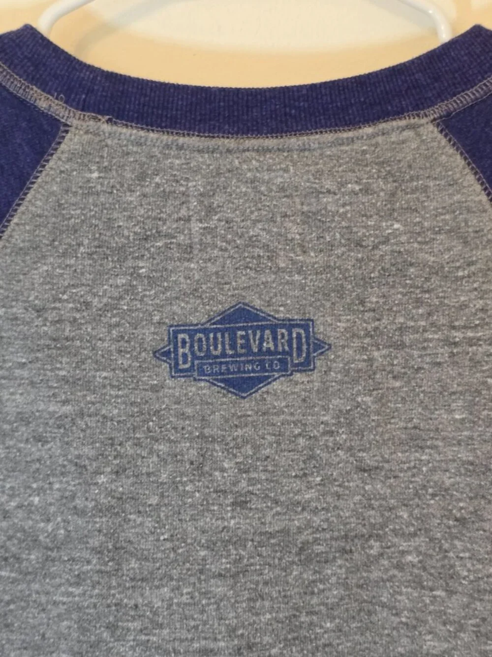 Charlie Hustle BLVD Boulevard Brewing Company Long Sleeve Shirt Mens Medium KC